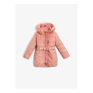 Koton Pink Girls' Coat