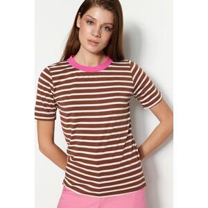 Trendyol T-Shirt - Brown - Regular fit