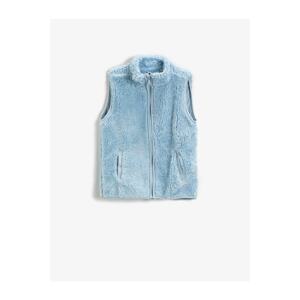 Koton Vest - Blue - Bomber jackets