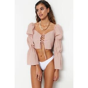 Trendyol Blouse - Beige - Regular fit