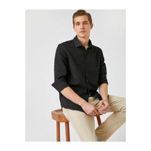 Koton Shirt - Black - Regular