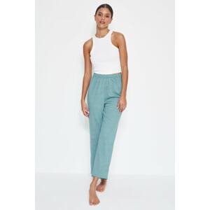 Trendyol Pajama Bottoms - Green - Relaxed