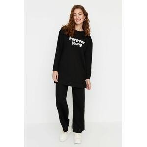 Trendyol Sweatsuit Set - Black - Regular fit