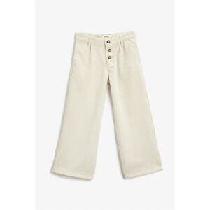 Koton Pants - Ecru - Straight