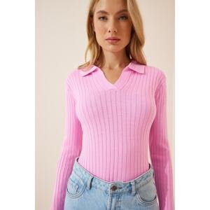 Happiness İstanbul Sweater - Rosa - Regular fit