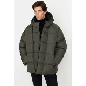 Trendyol Khaki Oversize Windproof Puffer Winter Jacket