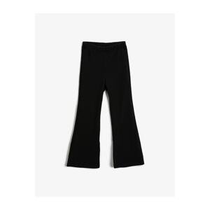 Koton Basic Spanish Leg Trousers with Ribbed