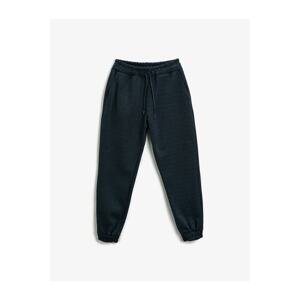 Koton Basic Rack Sweatpants With Tie Waist.