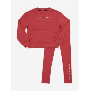 Tommy Hilfiger Red Girls' Tracksuit - Girls