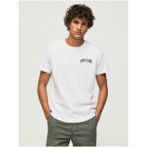 White Men's T-Shirt Pepe Jeans Adney - Men