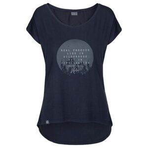 Women's short sleeve T-shirt KILPI ROISIN-W Dark Blue
