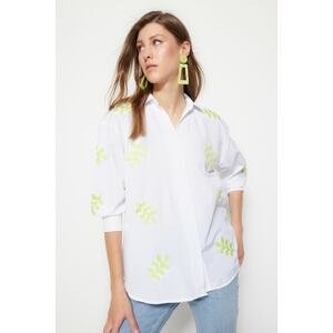 Trendyol Shirt - Ecru - Regular fit