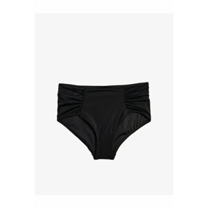 Koton High Waist Bikini Bottoms with Gathering Details on the Sides.