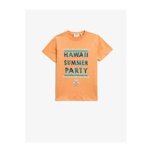 Koton T-Shirt - Orange - Regular fit