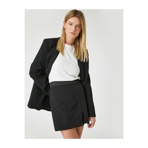 Koton Mini Shorts Skirt Slit Detailed