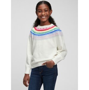 GAP Children's sweater with colorful pattern - Girls