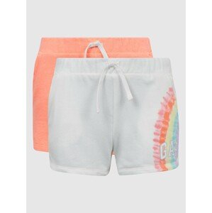 GAP Kids Shorts with Elasticated Waistband, 2pcs - Girls