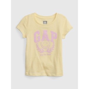 Kids organic T-shirt logo GAP - Girls