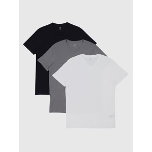 GAP Cotton T-shirts with V-neck, 3pcs - Men