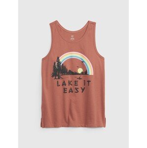 GAP Children's tank top organic rainbow - Girls