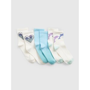 GAP Kids High Socks, 3 Pairs - Girls