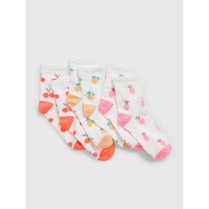 GAP Children's socks with fruit, 3 pairs - Girls