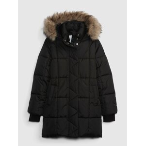 GAP Kids Quilted Jacket Hooded - Girls