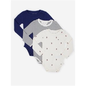 Set of three children's points in white, cream and blue Tommy Hilfiger - Girls