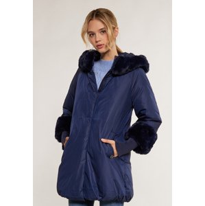 MONNARI Woman's Coats Women's Coat With Application Navy Blue