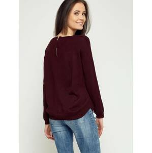 Burgundy sweater Yups cmu0298. R17