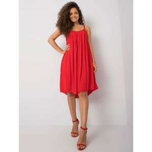 Dress red Och Bella wjok0267. R46