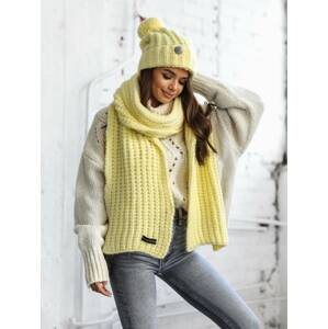 Yellow scarf Cocomore bmgB576.lemon