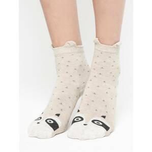 Beige socks Yups dx4085a. R00