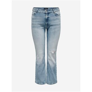 Light blue women's jeans ONLY CARMAKOMA Duru - Women