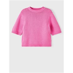 Dark pink girly sweater name it Balao - Girls