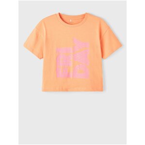 Orange Girls' T-shirt name it Balone - Girls