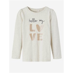 Creamy Long Sleeve T-Shirt name it Bridget - Girls