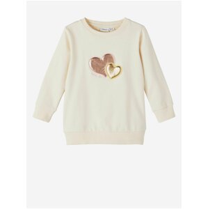 Cream Girly Sweatshirt name it Blair - Girls