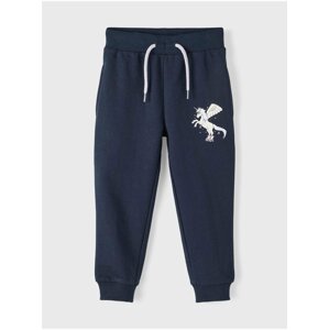 Dark blue girls' sweatpants name it Bascha - Girls