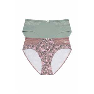 Hally 2-pack of briefs 39889-K002 Green-Pink