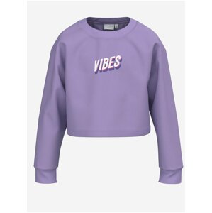 Purple girly sweatshirt name it Vanita - Girls