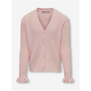 Light Pink Girls' Cardigan ONLY Sally - Girls