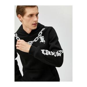 Koton Sweatshirt - Black - Regular fit