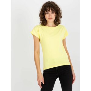 Women's Basic Cotton T-Shirt - yellow