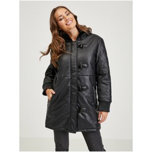 Black Women's Leatherette Jacket ORSAY - Womens