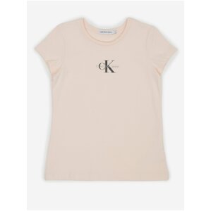 Light pink girly T-shirt Calvin Klein Jeans - Girls