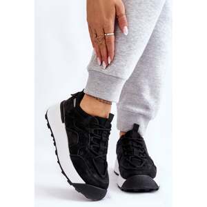 Women's sports shoes on the platform Black Dakari