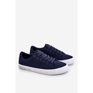 Men's Low Textile Sneakers Big Star LL174076 Navy Blue