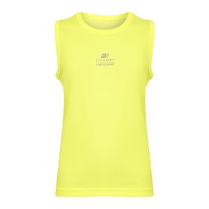 Kids quick-drying tank top ALPINE PRO NEQO neon safety yellow