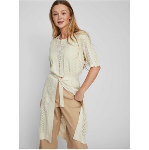 Creamy Women's Sleeveless Cardigan VILA Shelley - Ladies